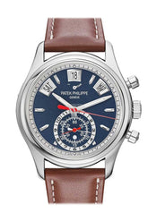 Patek Philippe Complications Chronograph Blue Dial Mens Watch 5960/01G-001